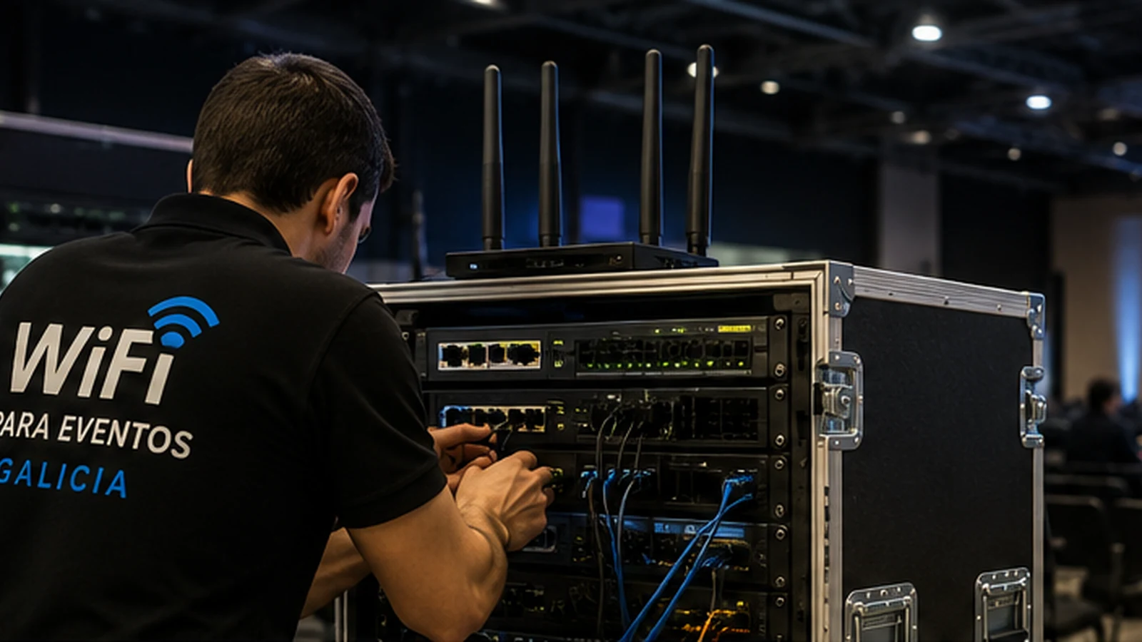 WiFi profesional e Internet temporal para eventos en Galicia